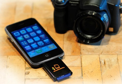lecteur de carte SD sur Iphone ZoomIt
