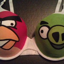 angry birds bra boobs